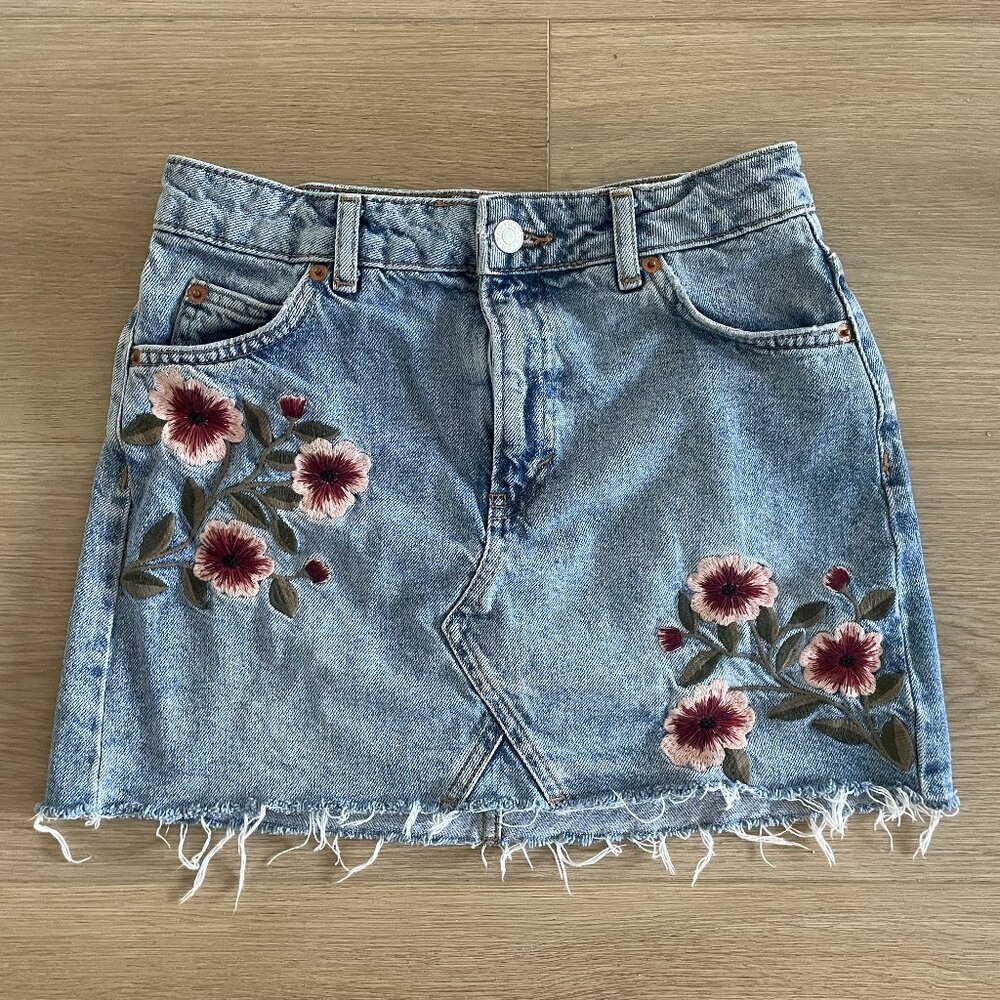 TOPSHOP | Denim Skirt | TOPSHOP Petite MOTO